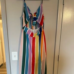 Multi color maxi dress